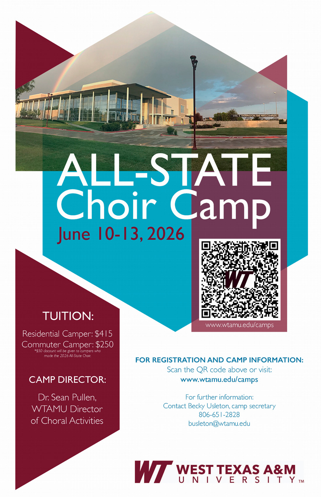 Choir Camp Poster 2026
